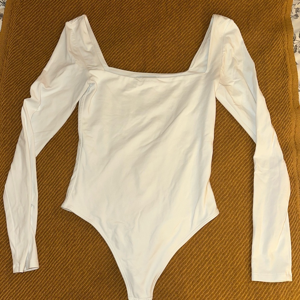 Babaton White Bodysuit